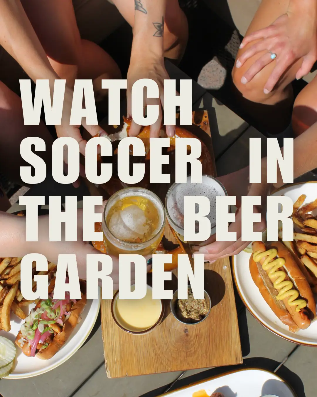 Watch soccer in the Beer Garden! Burlington watches the World Cup at Farmhouse.